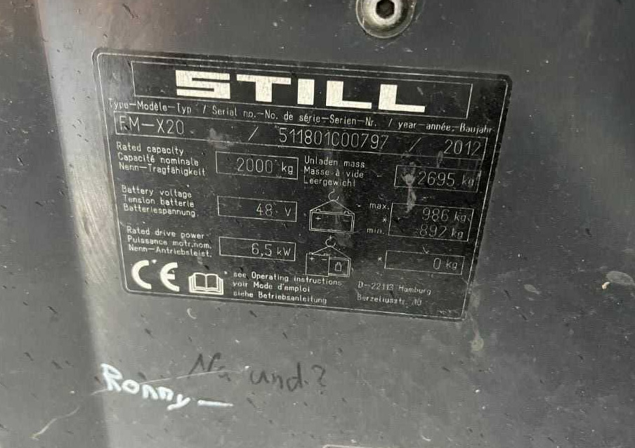 Still FM-X20 - Regalni viličar: slika Still FM-X20 - Regalni viličar Still FM-X20 - Regalni viličar: slika Still FM-X20 - Regalni viličar