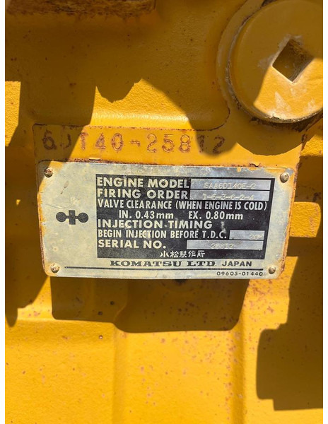 Komatsu SAA6D140E-2 Komatsu engine HD325 - Motor: slika Komatsu SAA6D140E-2 Komatsu engine HD325 - Motor Komatsu SAA6D140E-2 Komatsu engine HD325 - Motor: slika Komatsu SAA6D140E-2 Komatsu engine HD325 - Motor