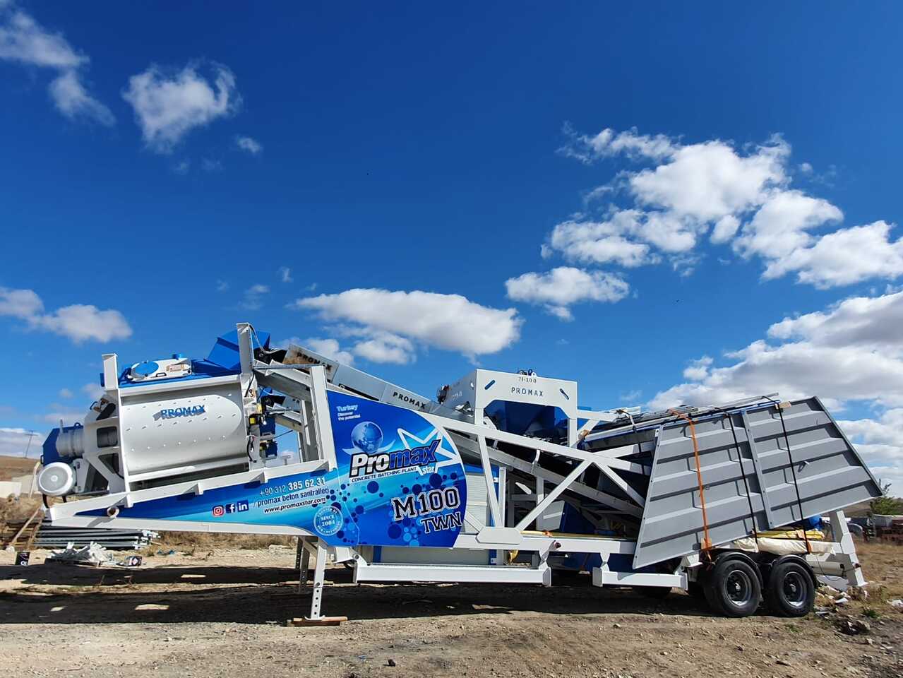 PROMAX MOBILE CONCRETE BATCHING PLANT M100-TWN (100m3/h) - Betonara: slika PROMAX MOBILE CONCRETE BATCHING PLANT M100-TWN (100m3/h) - Betonara PROMAX MOBILE CONCRETE BATCHING PLANT M100-TWN (100m3/h) - Betonara: slika PROMAX MOBILE CONCRETE BATCHING PLANT M100-TWN (100m3/h) - Betonara