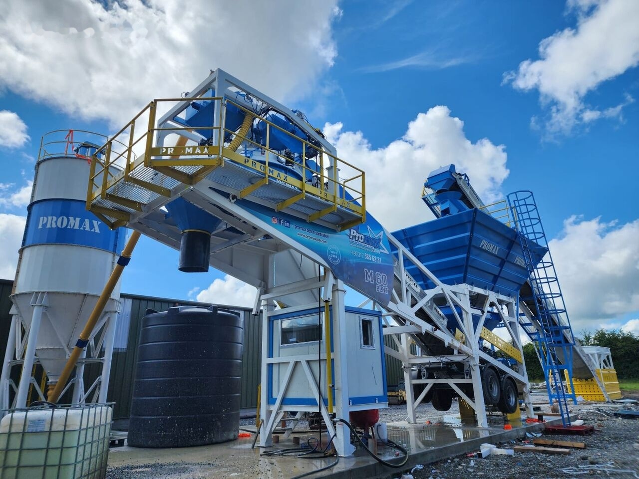 Promax Mobile Concrete Batching Plant PROMAX M60-PLNT (60m³/h) - Silos za cement: slika Promax Mobile Concrete Batching Plant PROMAX M60-PLNT (60m³/h) - Silos za cement Promax Mobile Concrete Batching Plant PROMAX M60-PLNT (60m³/h) - Silos za cement: slika Promax Mobile Concrete Batching Plant PROMAX M60-PLNT (60m³/h) - Silos za cement