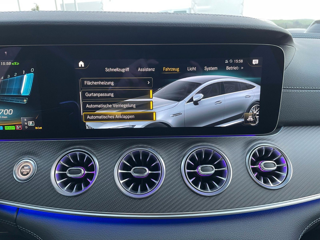 Coupe Mercedes-Benz AMG GT 53 4M AirM+StdH+Burm3D+360°+PAGA+HUD: slika Coupe Mercedes-Benz AMG GT 53 4M AirM+StdH+Burm3D+360°+PAGA+HUD