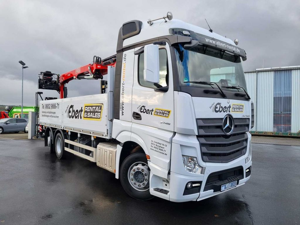 Mercedes-Benz Actros 2745 L 6x2 Baustoffpritsche+Kran Retarder - Kamion s kranom, Kamion s otvorenim sandukom: slika Mercedes-Benz Actros 2745 L 6x2 Baustoffpritsche+Kran Retarder - Kamion s kranom, Kamion s otvorenim sandukom Mercedes-Benz Actros 2745 L 6x2 Baustoffpritsche+Kran Retarder - Kamion s kranom, Kamion s otvorenim sandukom: slika Mercedes-Benz Actros 2745 L 6x2 Baustoffpritsche+Kran Retarder - Kamion s kranom, Kamion s otvorenim sandukom
