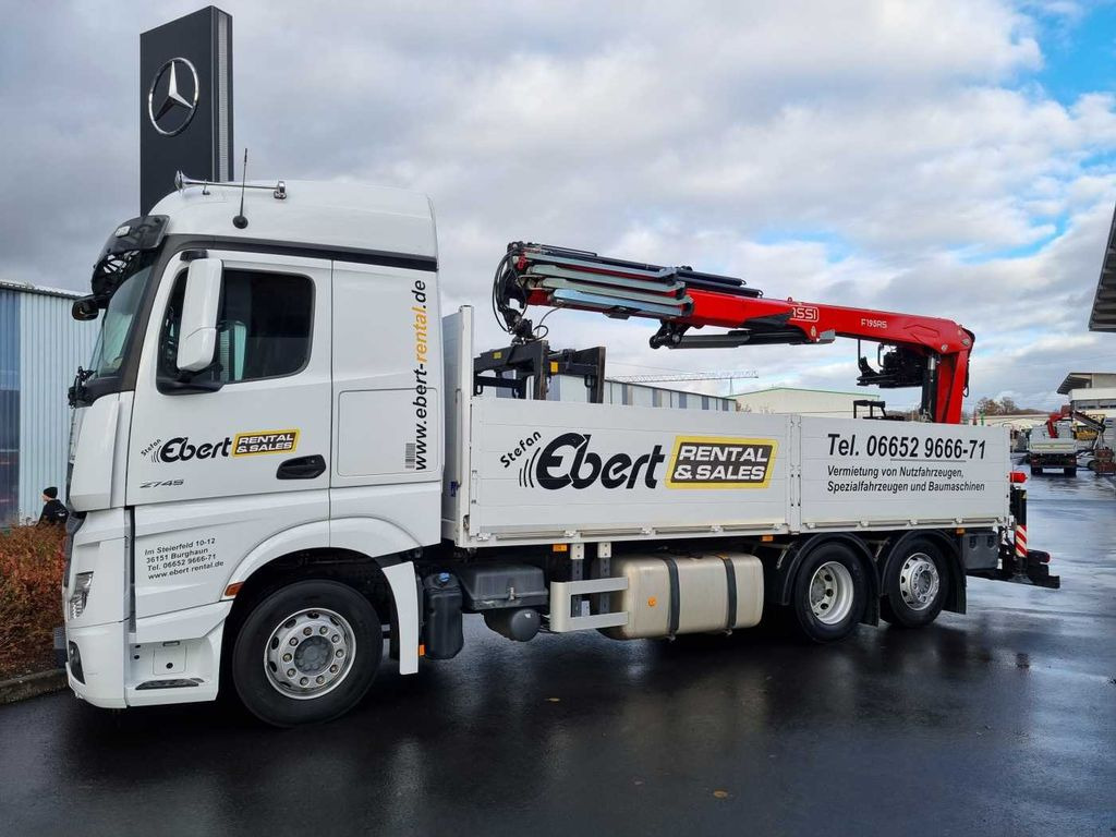 Mercedes-Benz Actros 2745 L 6x2 Baustoffpritsche+Kran Retarder - Kamion s kranom, Kamion s otvorenim sandukom: slika Mercedes-Benz Actros 2745 L 6x2 Baustoffpritsche+Kran Retarder - Kamion s kranom, Kamion s otvorenim sandukom Mercedes-Benz Actros 2745 L 6x2 Baustoffpritsche+Kran Retarder - Kamion s kranom, Kamion s otvorenim sandukom: slika Mercedes-Benz Actros 2745 L 6x2 Baustoffpritsche+Kran Retarder - Kamion s kranom, Kamion s otvorenim sandukom