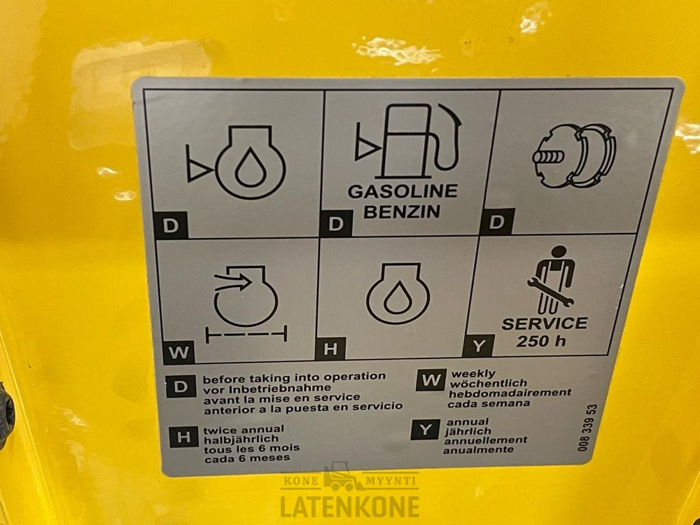Vibro ploča Bomag BR95 pyöreä tynnyrilätkä: slika Vibro ploča Bomag BR95 pyöreä tynnyrilätkä
