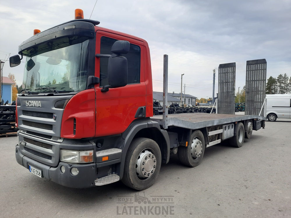 Scania P380 8x2 koneenkuljetusauto - Autotransporter: slika Scania P380 8x2 koneenkuljetusauto - Autotransporter Scania P380 8x2 koneenkuljetusauto - Autotransporter: slika Scania P380 8x2 koneenkuljetusauto - Autotransporter