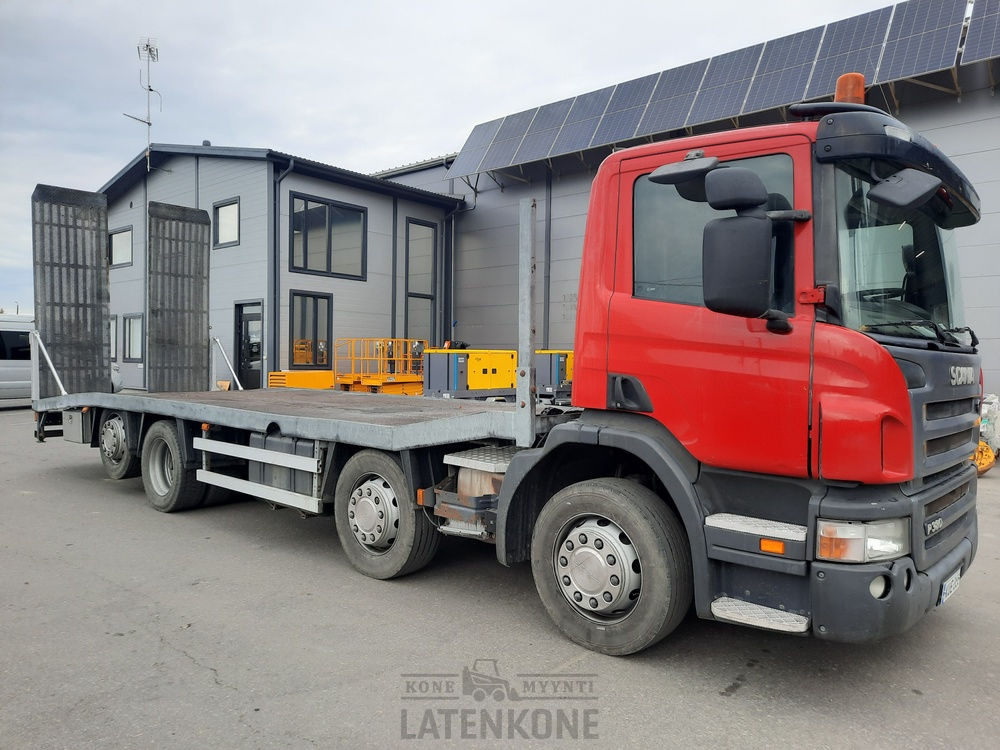 Scania P380 8x2 koneenkuljetusauto - Autotransporter: slika Scania P380 8x2 koneenkuljetusauto - Autotransporter Scania P380 8x2 koneenkuljetusauto - Autotransporter: slika Scania P380 8x2 koneenkuljetusauto - Autotransporter