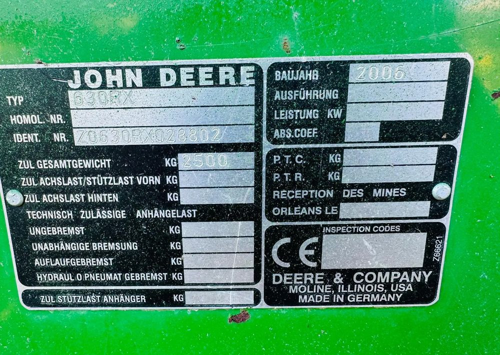 John Deere 630R - Heder za kombajn: slika John Deere 630R - Heder za kombajn John Deere 630R - Heder za kombajn: slika John Deere 630R - Heder za kombajn