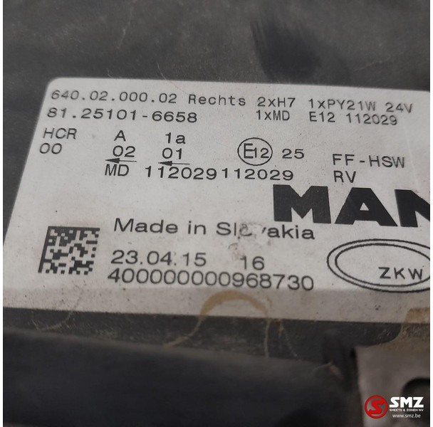 MAN Occ koplamp rechts MAN - Prednja svjetla za Kamion: slika MAN Occ koplamp rechts MAN - Prednja svjetla za Kamion MAN Occ koplamp rechts MAN - Prednja svjetla za Kamion: slika MAN Occ koplamp rechts MAN - Prednja svjetla za Kamion