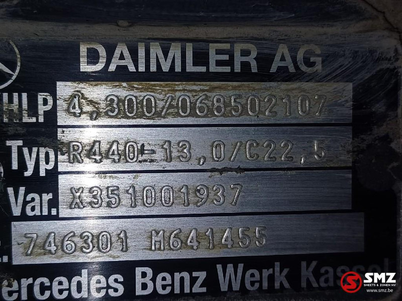 Mercedes-Benz Occ differentiëel R440-13,0 / C22,5 i=4,3 Mercedes - Diferencijalni zupčanik za Kamion: slika Mercedes-Benz Occ differentiëel R440-13,0 / C22,5 i=4,3 Mercedes - Diferencijalni zupčanik za Kamion Mercedes-Benz Occ differentiëel R440-13,0 / C22,5 i=4,3 Mercedes - Diferencijalni zupčanik za Kamion: slika Mercedes-Benz Occ differentiëel R440-13,0 / C22,5 i=4,3 Mercedes - Diferencijalni zupčanik za Kamion
