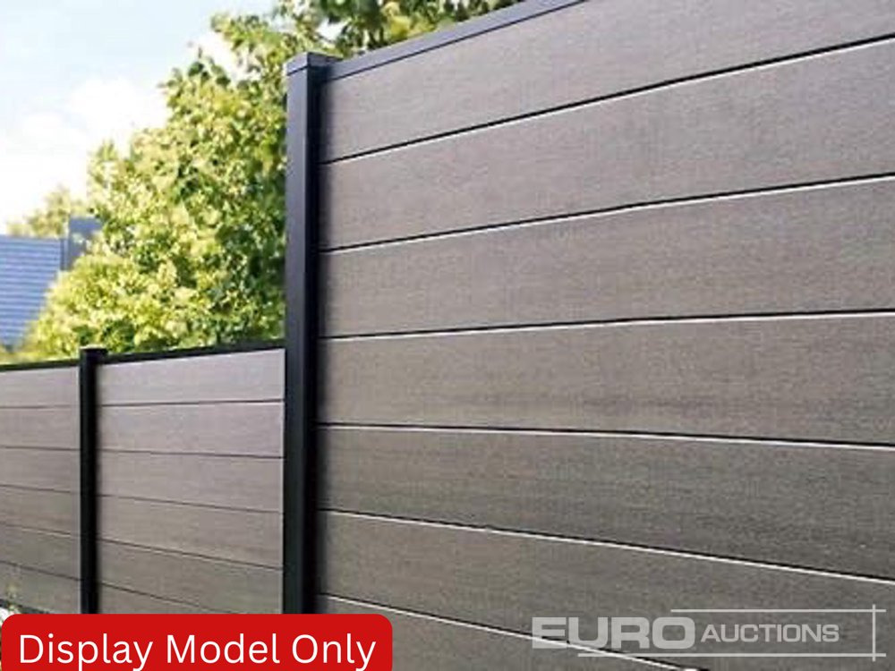 1.8m Wide Anthracite Grey Composite Fence Panels (25 of), 2.45m Black Aluminium Posts (26 of) Complete With Assembly Kit - Oprema za radionice: slika 1.8m Wide Anthracite Grey Composite Fence Panels (25 of), 2.45m Black Aluminium Posts (26 of) Complete With Assembly Kit - Oprema za radionice 1.8m Wide Anthracite Grey Composite Fence Panels (25 of), 2.45m Black Aluminium Posts (26 of) Complete With Assembly Kit - Oprema za radionice: slika 1.8m Wide Anthracite Grey Composite Fence Panels (25 of), 2.45m Black Aluminium Posts (26 of) Complete With Assembly Kit - Oprema za radionice