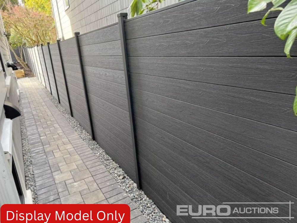 1.8m Wide Anthracite Grey Composite Fence Panels (25 of), 2.45m Black Aluminium Posts (26 of) Complete With Assembly Kit - Oprema za radionice: slika 1.8m Wide Anthracite Grey Composite Fence Panels (25 of), 2.45m Black Aluminium Posts (26 of) Complete With Assembly Kit - Oprema za radionice 1.8m Wide Anthracite Grey Composite Fence Panels (25 of), 2.45m Black Aluminium Posts (26 of) Complete With Assembly Kit - Oprema za radionice: slika 1.8m Wide Anthracite Grey Composite Fence Panels (25 of), 2.45m Black Aluminium Posts (26 of) Complete With Assembly Kit - Oprema za radionice