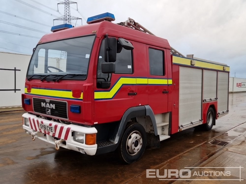 2001 MAN 4x2 Fire Engine, Manual Gearbox - Vatrogasno vozilo: slika 2001 MAN 4x2 Fire Engine, Manual Gearbox - Vatrogasno vozilo 2001 MAN 4x2 Fire Engine, Manual Gearbox - Vatrogasno vozilo: slika 2001 MAN 4x2 Fire Engine, Manual Gearbox - Vatrogasno vozilo