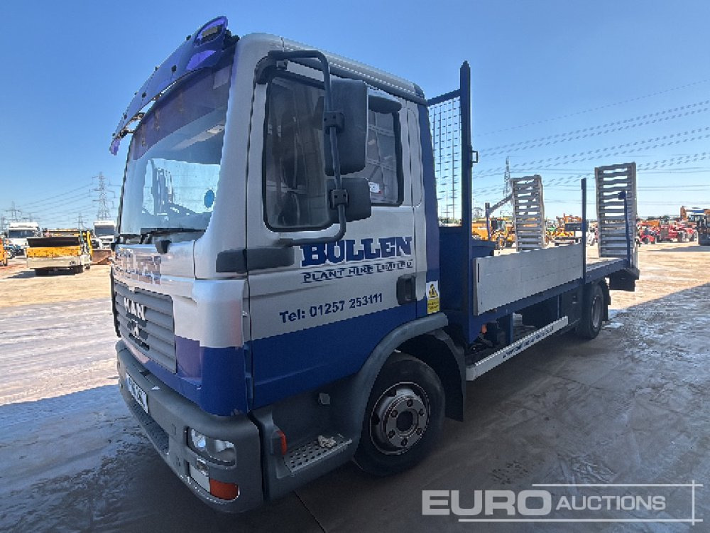 2006 MAN 4x2 Beavertail Plant Lorry, Winch, Ramps, Automatic Gearbox (Electrical Fault) - Autotransporter: slika 2006 MAN 4x2 Beavertail Plant Lorry, Winch, Ramps, Automatic Gearbox (Electrical Fault) - Autotransporter 2006 MAN 4x2 Beavertail Plant Lorry, Winch, Ramps, Automatic Gearbox (Electrical Fault) - Autotransporter: slika 2006 MAN 4x2 Beavertail Plant Lorry, Winch, Ramps, Automatic Gearbox (Electrical Fault) - Autotransporter