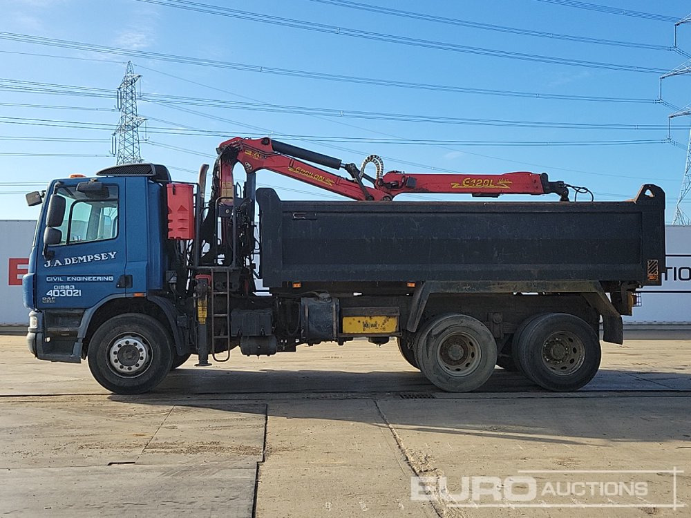 2007 DAF CF75 310 - Kiper, Kamion s kranom: slika 2007 DAF CF75 310 - Kiper, Kamion s kranom 2007 DAF CF75 310 - Kiper, Kamion s kranom: slika 2007 DAF CF75 310 - Kiper, Kamion s kranom