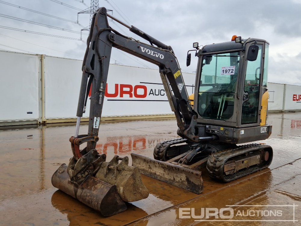 2011 Volvo EC27C - Mini bager: slika 2011 Volvo EC27C - Mini bager 2011 Volvo EC27C - Mini bager: slika 2011 Volvo EC27C - Mini bager