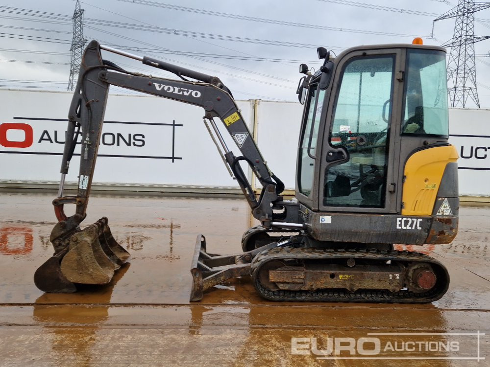 2011 Volvo EC27C - Mini bager: slika 2011 Volvo EC27C - Mini bager 2011 Volvo EC27C - Mini bager: slika 2011 Volvo EC27C - Mini bager