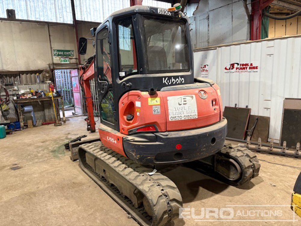 2012 Kubota U55-4 - Mini bager: slika 2012 Kubota U55-4 - Mini bager 2012 Kubota U55-4 - Mini bager: slika 2012 Kubota U55-4 - Mini bager