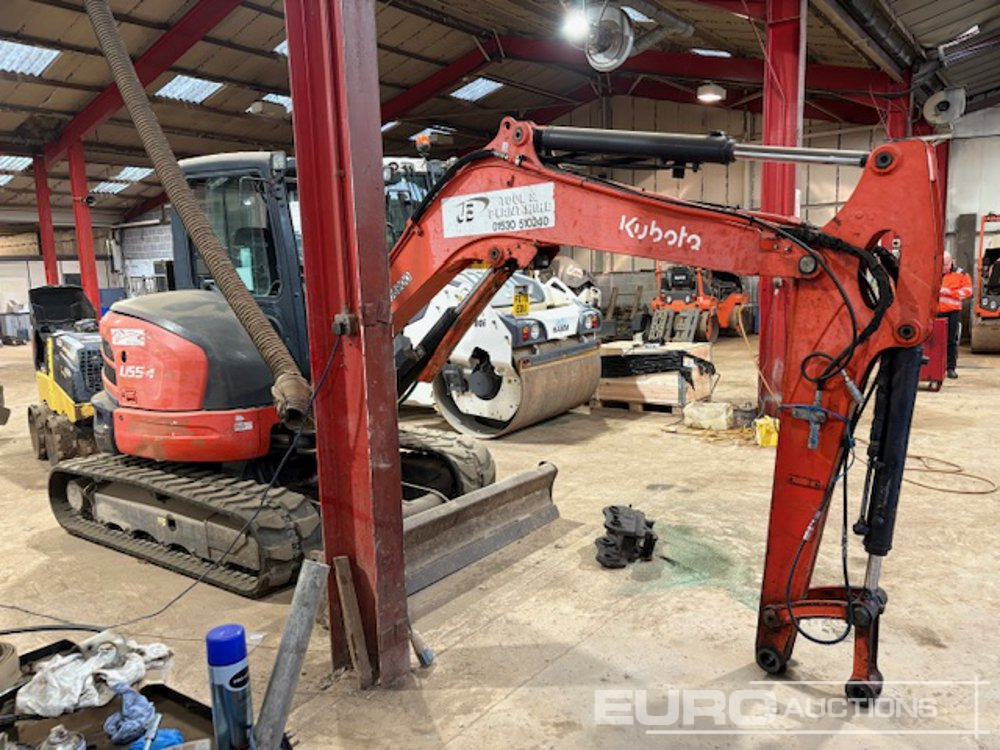2012 Kubota U55-4 - Mini bager: slika 2012 Kubota U55-4 - Mini bager 2012 Kubota U55-4 - Mini bager: slika 2012 Kubota U55-4 - Mini bager