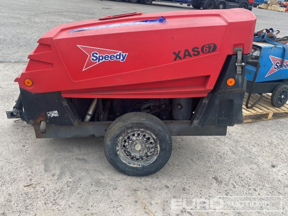 2013 Atlas Copco XAS67 130CFM Single Axle Compressor (Spares) - Zračni kompresor: slika 2013 Atlas Copco XAS67 130CFM Single Axle Compressor (Spares) - Zračni kompresor 2013 Atlas Copco XAS67 130CFM Single Axle Compressor (Spares) - Zračni kompresor: slika 2013 Atlas Copco XAS67 130CFM Single Axle Compressor (Spares) - Zračni kompresor