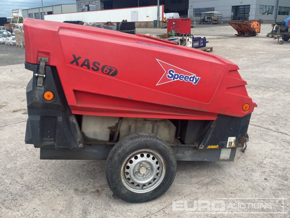 2013 Atlas Copco XAS67 130CFM Single Axle Compressor (Spares) - Zračni kompresor: slika 2013 Atlas Copco XAS67 130CFM Single Axle Compressor (Spares) - Zračni kompresor 2013 Atlas Copco XAS67 130CFM Single Axle Compressor (Spares) - Zračni kompresor: slika 2013 Atlas Copco XAS67 130CFM Single Axle Compressor (Spares) - Zračni kompresor