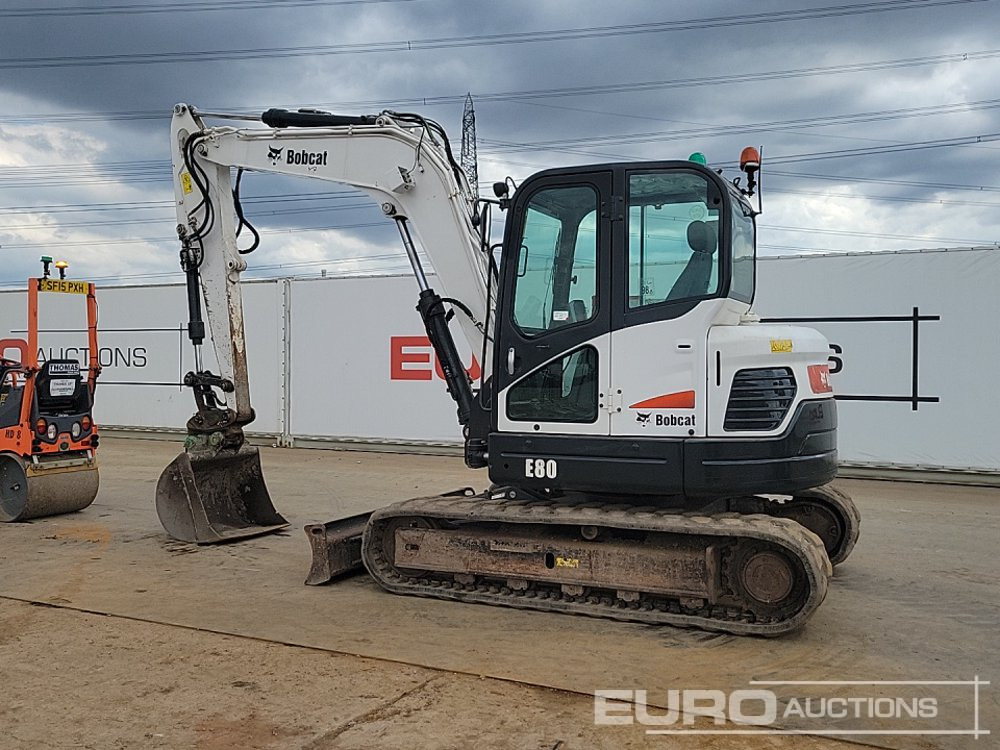 2013 Bobcat E80 - Mini bager: slika 2013 Bobcat E80 - Mini bager 2013 Bobcat E80 - Mini bager: slika 2013 Bobcat E80 - Mini bager