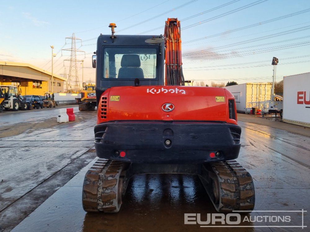 2013 Kubota KX080-4 - Mini bager: slika 2013 Kubota KX080-4 - Mini bager 2013 Kubota KX080-4 - Mini bager: slika 2013 Kubota KX080-4 - Mini bager