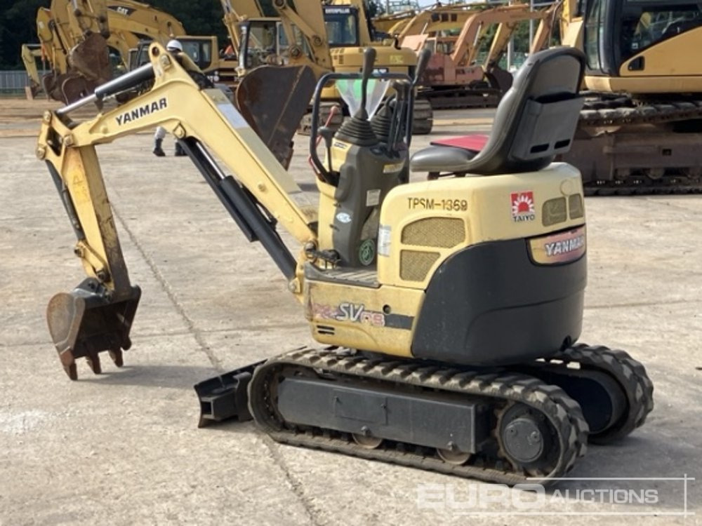 2014 Yanmar SV08-1A (S) - Mini bager: slika 2014 Yanmar SV08-1A (S) - Mini bager 2014 Yanmar SV08-1A (S) - Mini bager: slika 2014 Yanmar SV08-1A (S) - Mini bager