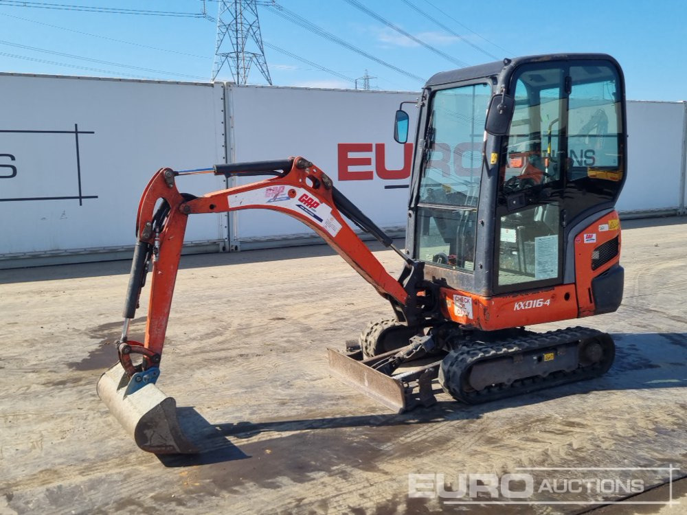 2015 Kubota KX016-4 - Mini bager: slika 2015 Kubota KX016-4 - Mini bager 2015 Kubota KX016-4 - Mini bager: slika 2015 Kubota KX016-4 - Mini bager