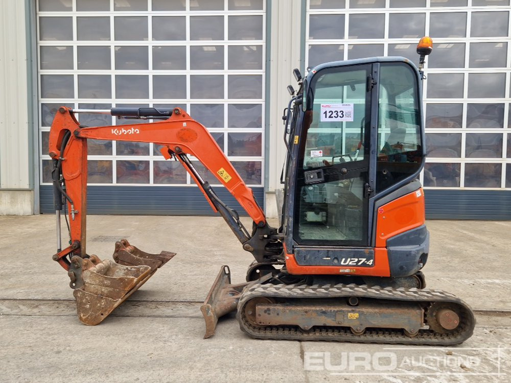 2015 Kubota U27-4 - Mini bager: slika 2015 Kubota U27-4 - Mini bager 2015 Kubota U27-4 - Mini bager: slika 2015 Kubota U27-4 - Mini bager