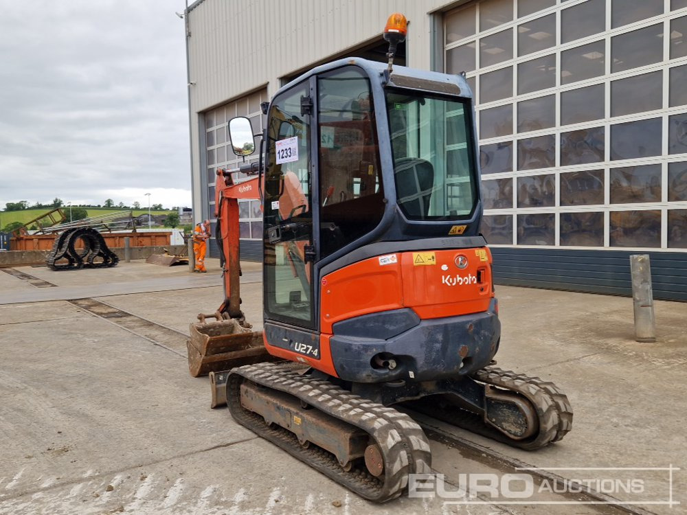 2015 Kubota U27-4 - Mini bager: slika 2015 Kubota U27-4 - Mini bager 2015 Kubota U27-4 - Mini bager: slika 2015 Kubota U27-4 - Mini bager