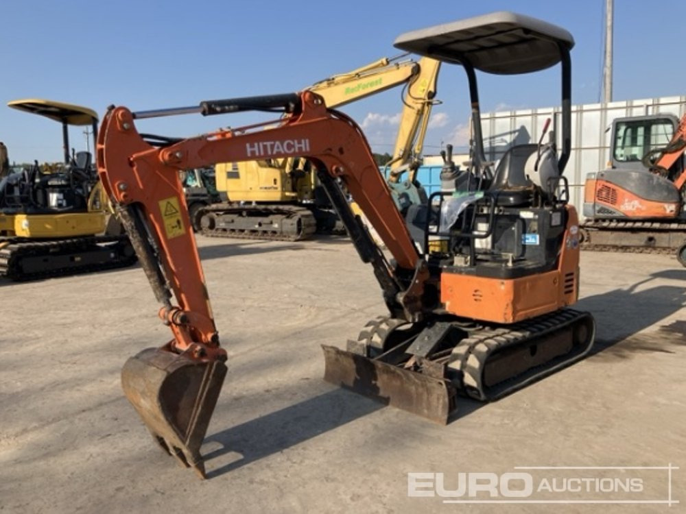 2016 Hitachi ZX17U-5A Rubber Tracks, Blade, Offset, Bucket, Canopy - Mini bager: slika 2016 Hitachi ZX17U-5A Rubber Tracks, Blade, Offset, Bucket, Canopy - Mini bager 2016 Hitachi ZX17U-5A Rubber Tracks, Blade, Offset, Bucket, Canopy - Mini bager: slika 2016 Hitachi ZX17U-5A Rubber Tracks, Blade, Offset, Bucket, Canopy - Mini bager