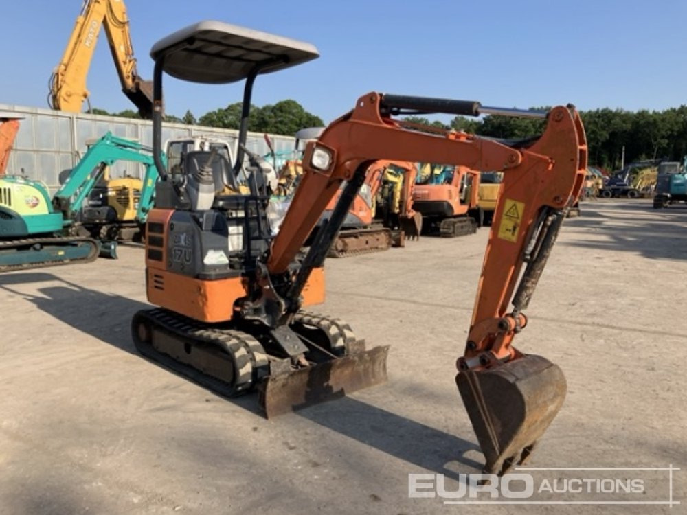 2016 Hitachi ZX17U-5A Rubber Tracks, Blade, Offset, Bucket, Canopy - Mini bager: slika 2016 Hitachi ZX17U-5A Rubber Tracks, Blade, Offset, Bucket, Canopy - Mini bager 2016 Hitachi ZX17U-5A Rubber Tracks, Blade, Offset, Bucket, Canopy - Mini bager: slika 2016 Hitachi ZX17U-5A Rubber Tracks, Blade, Offset, Bucket, Canopy - Mini bager