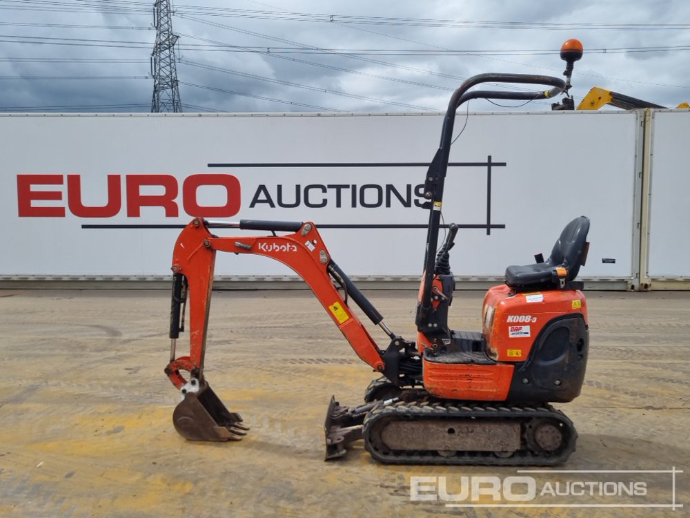 2016 Kubota K008-3 - Mini bager: slika 2016 Kubota K008-3 - Mini bager 2016 Kubota K008-3 - Mini bager: slika 2016 Kubota K008-3 - Mini bager