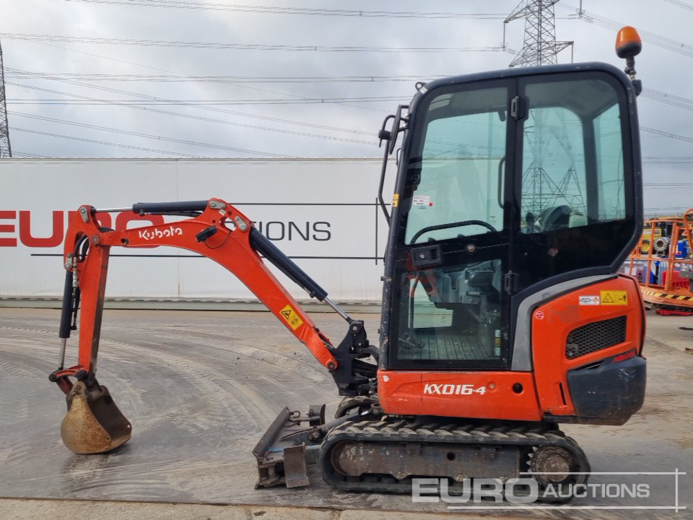 2016 Kubota KX016-4 - Mini bager: slika 2016 Kubota KX016-4 - Mini bager 2016 Kubota KX016-4 - Mini bager: slika 2016 Kubota KX016-4 - Mini bager
