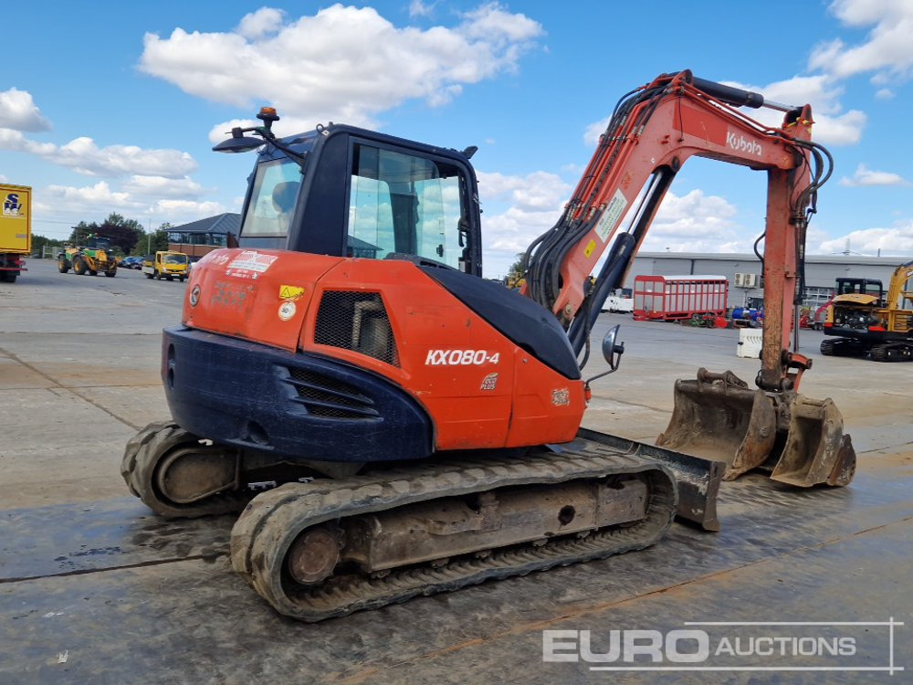 2016 Kubota KX080-4 - Mini bager: slika 2016 Kubota KX080-4 - Mini bager 2016 Kubota KX080-4 - Mini bager: slika 2016 Kubota KX080-4 - Mini bager