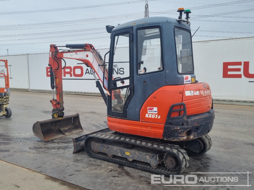 2016 Kubota KX61-3 - Mini bager: slika 2016 Kubota KX61-3 - Mini bager 2016 Kubota KX61-3 - Mini bager: slika 2016 Kubota KX61-3 - Mini bager