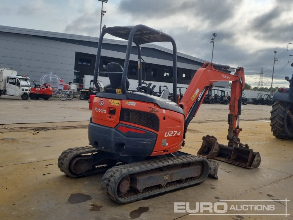 2016 Kubota U27-4 - Mini bager: slika 2016 Kubota U27-4 - Mini bager 2016 Kubota U27-4 - Mini bager: slika 2016 Kubota U27-4 - Mini bager