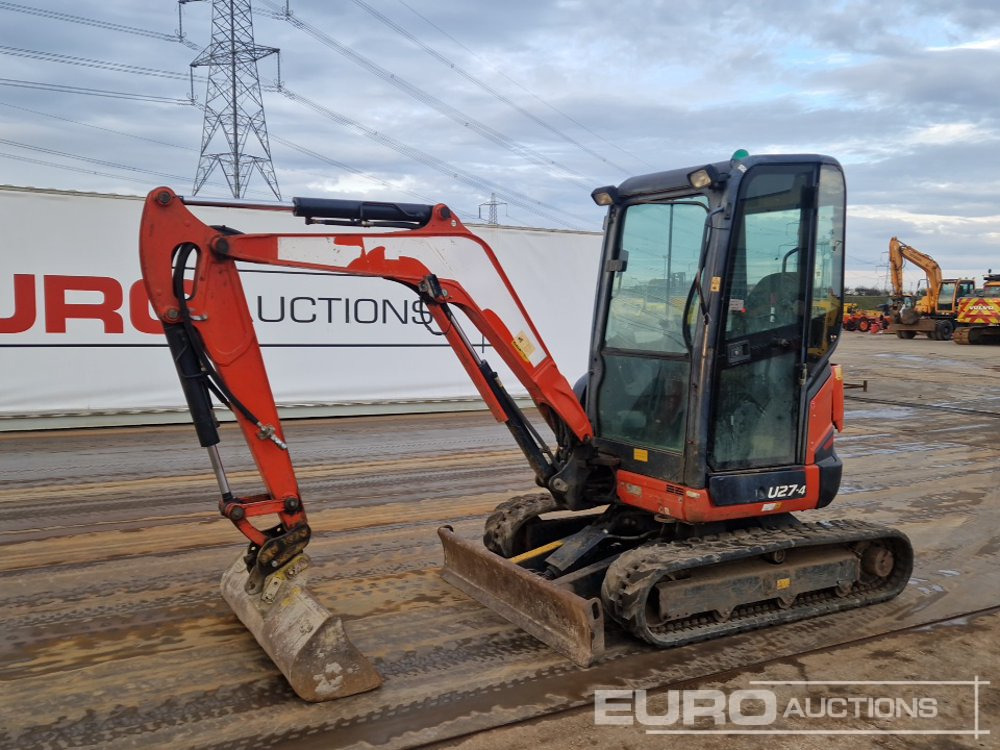2016 Kubota U27-4 - Mini bager: slika 2016 Kubota U27-4 - Mini bager 2016 Kubota U27-4 - Mini bager: slika 2016 Kubota U27-4 - Mini bager