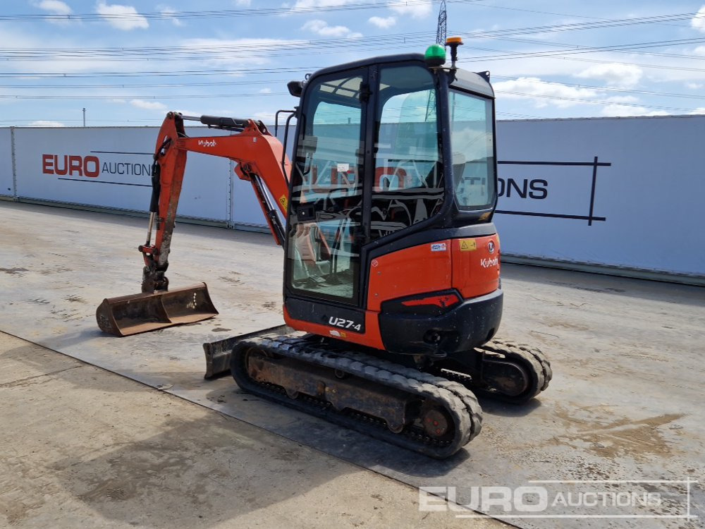 2016 Kubota U27-4 - Mini bager: slika 2016 Kubota U27-4 - Mini bager 2016 Kubota U27-4 - Mini bager: slika 2016 Kubota U27-4 - Mini bager