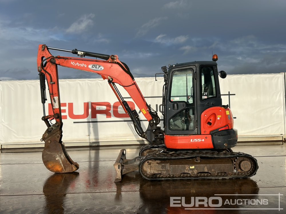 2016 Kubota U55-4 - Mini bager: slika 2016 Kubota U55-4 - Mini bager 2016 Kubota U55-4 - Mini bager: slika 2016 Kubota U55-4 - Mini bager