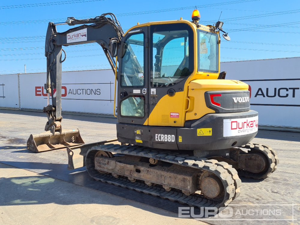 2016 Volvo ECR88D - Mini bager: slika 2016 Volvo ECR88D - Mini bager 2016 Volvo ECR88D - Mini bager: slika 2016 Volvo ECR88D - Mini bager