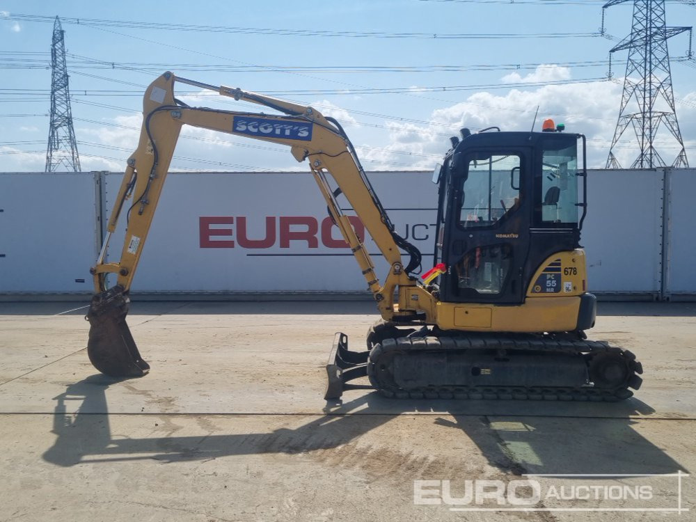 2017 Komatsu PC55MR-3 - Mini bager: slika 2017 Komatsu PC55MR-3 - Mini bager 2017 Komatsu PC55MR-3 - Mini bager: slika 2017 Komatsu PC55MR-3 - Mini bager