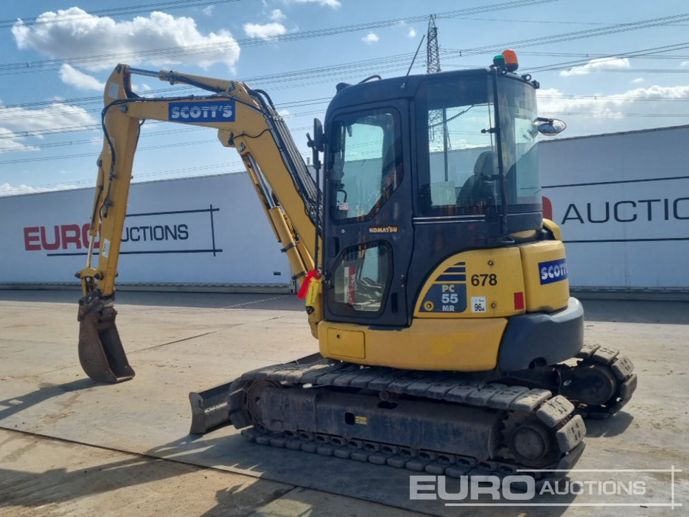 2017 Komatsu PC55MR-3 - Mini bager: slika 2017 Komatsu PC55MR-3 - Mini bager 2017 Komatsu PC55MR-3 - Mini bager: slika 2017 Komatsu PC55MR-3 - Mini bager