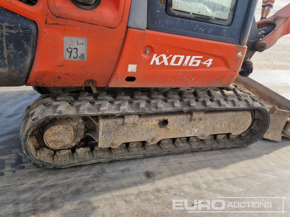Mini bager 2017 Kubota KX016-4: slika Mini bager 2017 Kubota KX016-4