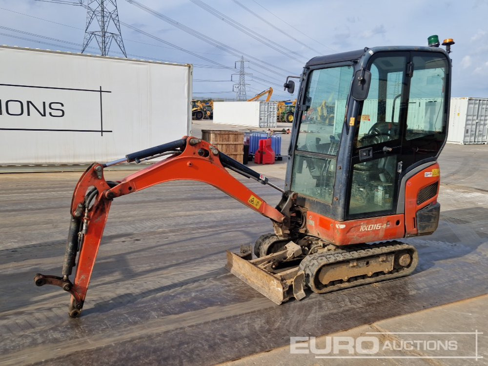 2017 Kubota KX016-4 - Mini bager: slika 2017 Kubota KX016-4 - Mini bager 2017 Kubota KX016-4 - Mini bager: slika 2017 Kubota KX016-4 - Mini bager
