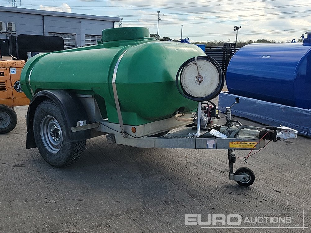 Cisterna za skladištenje 2017 Trailer Engineering Single Axle Plastic Water Bowser, Honda Petrol Pump: slika Cisterna za skladištenje 2017 Trailer Engineering Single Axle Plastic Water Bowser, Honda Petrol Pump