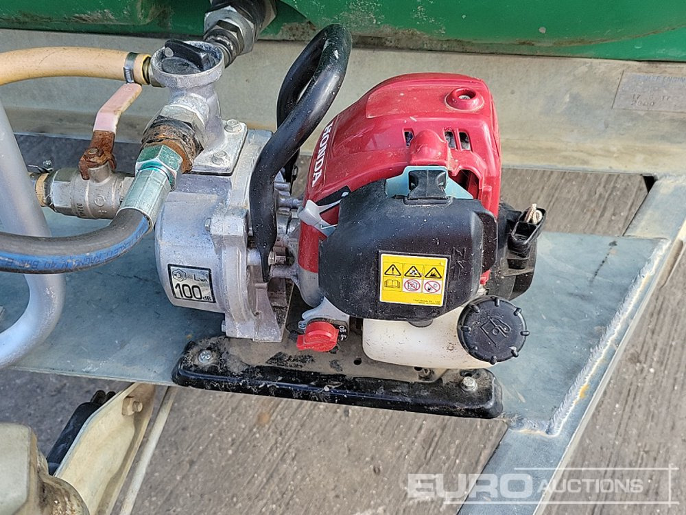 Cisterna za skladištenje 2017 Trailer Engineering Single Axle Plastic Water Bowser, Honda Petrol Pump: slika Cisterna za skladištenje 2017 Trailer Engineering Single Axle Plastic Water Bowser, Honda Petrol Pump