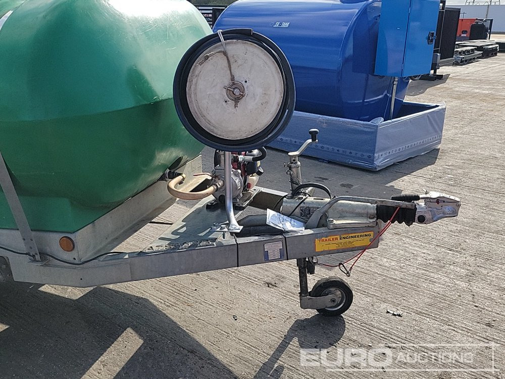Cisterna za skladištenje 2017 Trailer Engineering Single Axle Plastic Water Bowser, Honda Petrol Pump: slika Cisterna za skladištenje 2017 Trailer Engineering Single Axle Plastic Water Bowser, Honda Petrol Pump