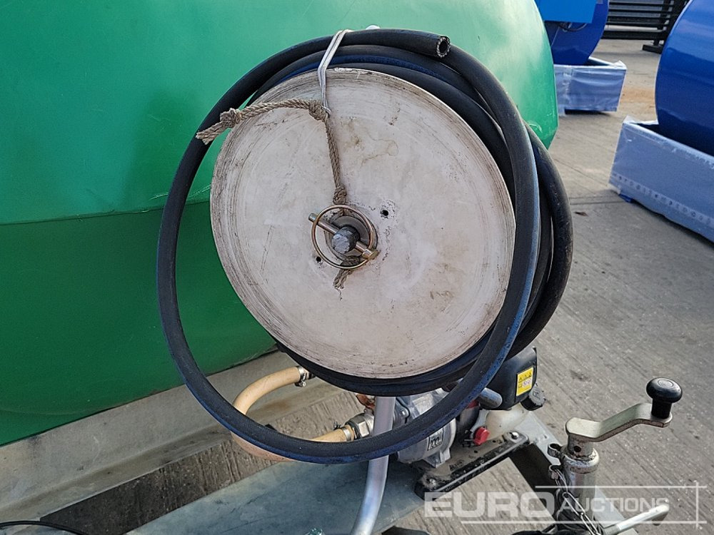 Cisterna za skladištenje 2017 Trailer Engineering Single Axle Plastic Water Bowser, Honda Petrol Pump: slika Cisterna za skladištenje 2017 Trailer Engineering Single Axle Plastic Water Bowser, Honda Petrol Pump