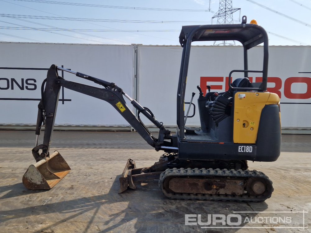 2017 Volvo EC18D - Mini bager: slika 2017 Volvo EC18D - Mini bager 2017 Volvo EC18D - Mini bager: slika 2017 Volvo EC18D - Mini bager